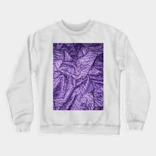 Purple heathered fabric texture Crewneck Sweatshirt